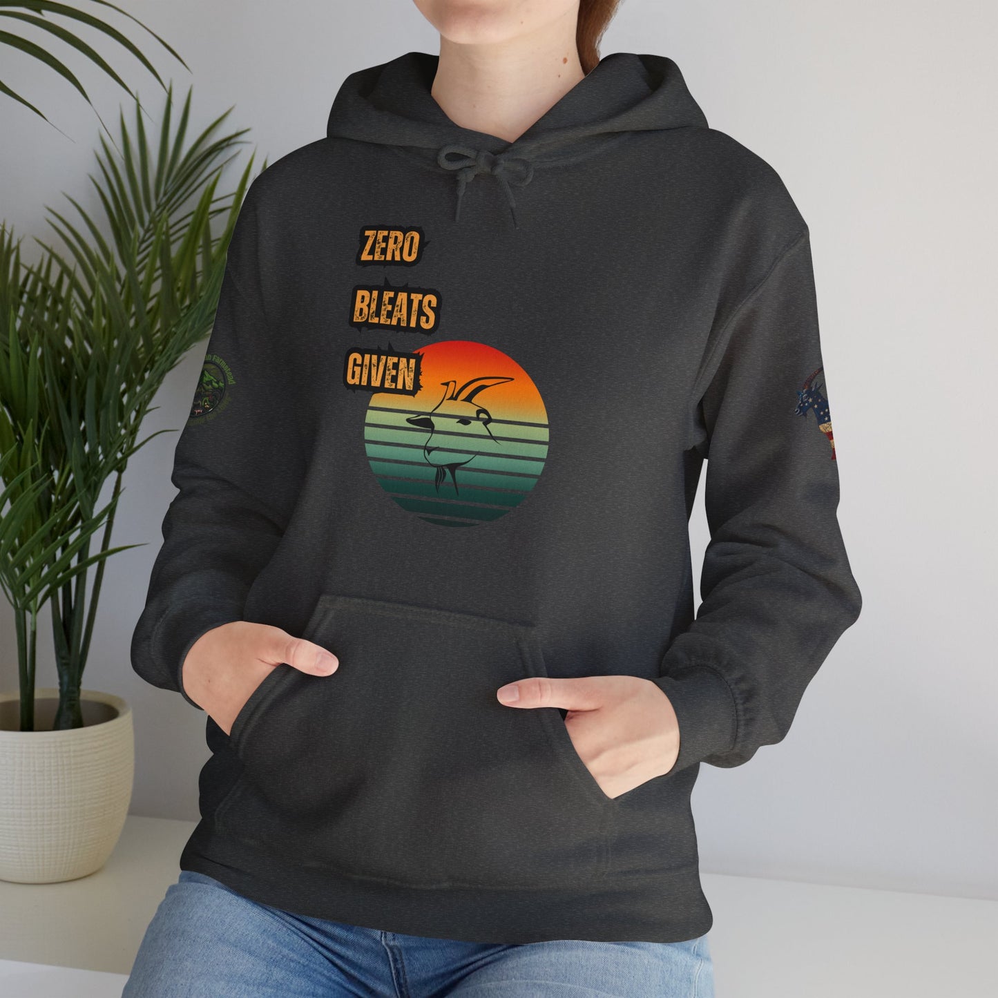 Funny No Bleats Given Goat Hoodie