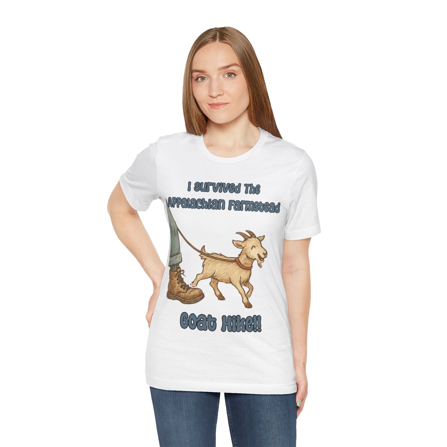 I Survived the Appalachian Farmstead Goat Hike Unisex Tee