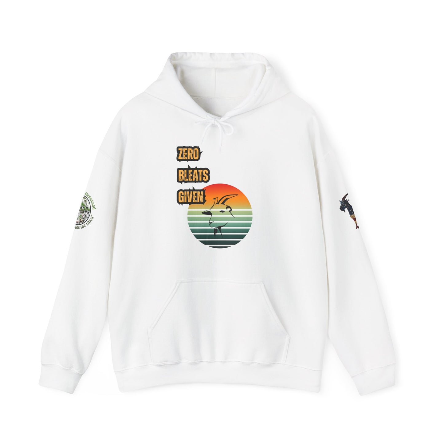 Funny No Bleats Given Goat Hoodie