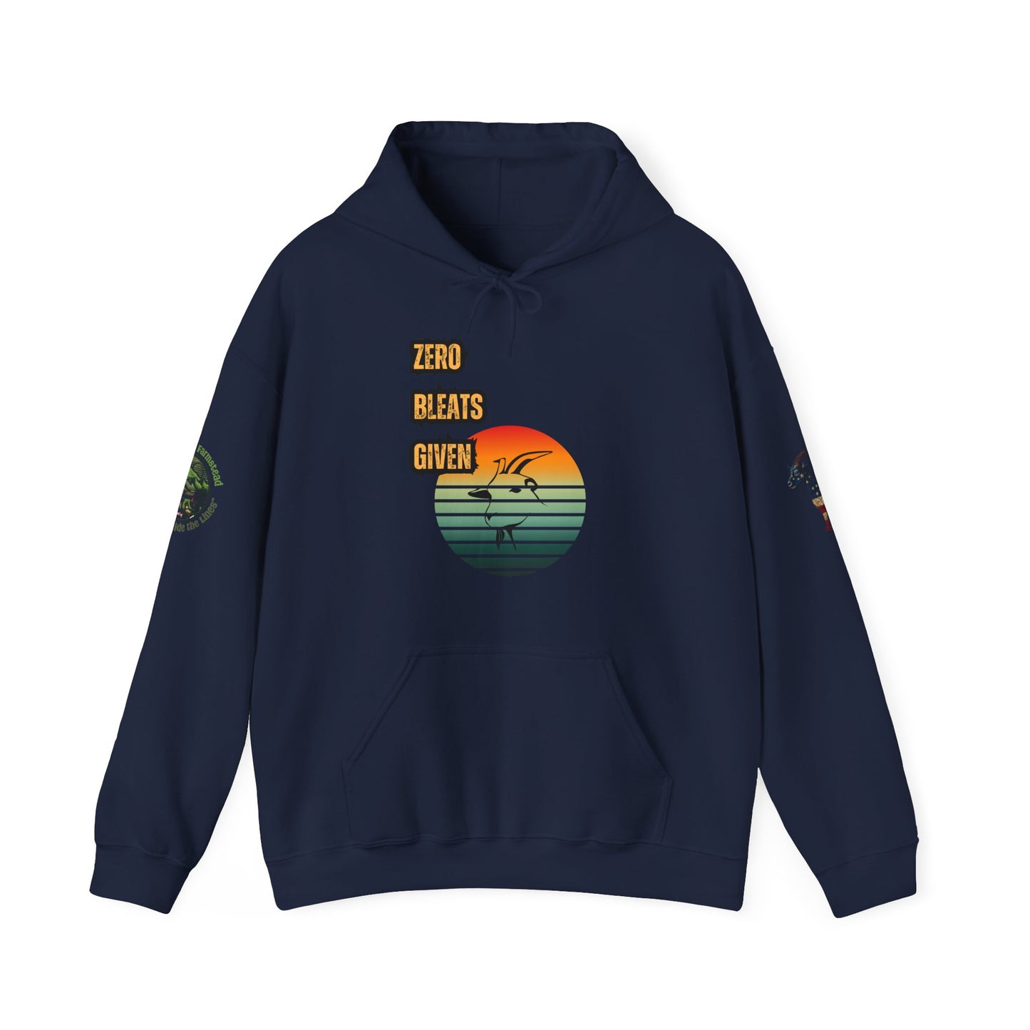 Funny No Bleats Given Goat Hoodie