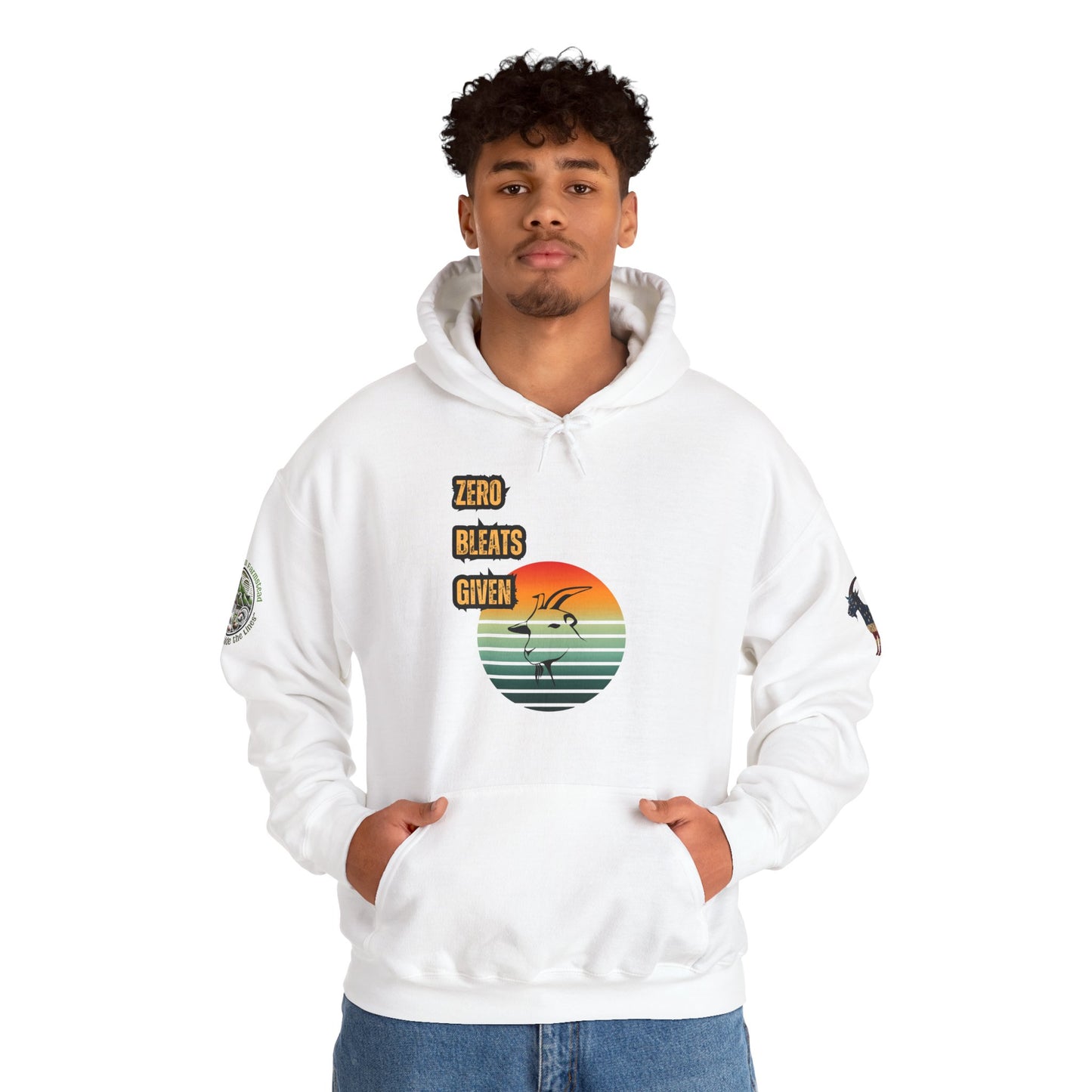 Funny No Bleats Given Goat Hoodie
