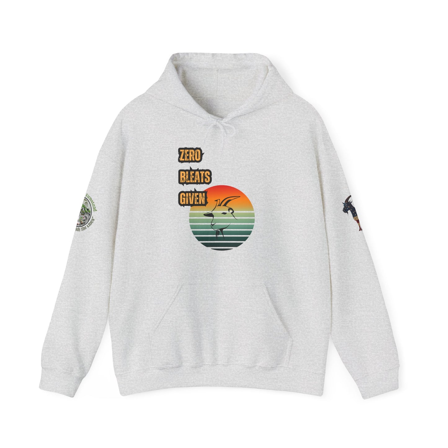 Funny No Bleats Given Goat Hoodie