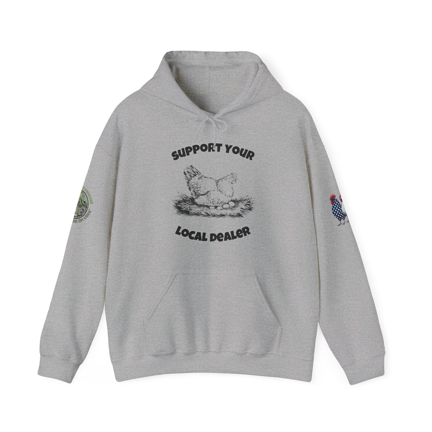 Your Local Dealer' farm humor design Gray