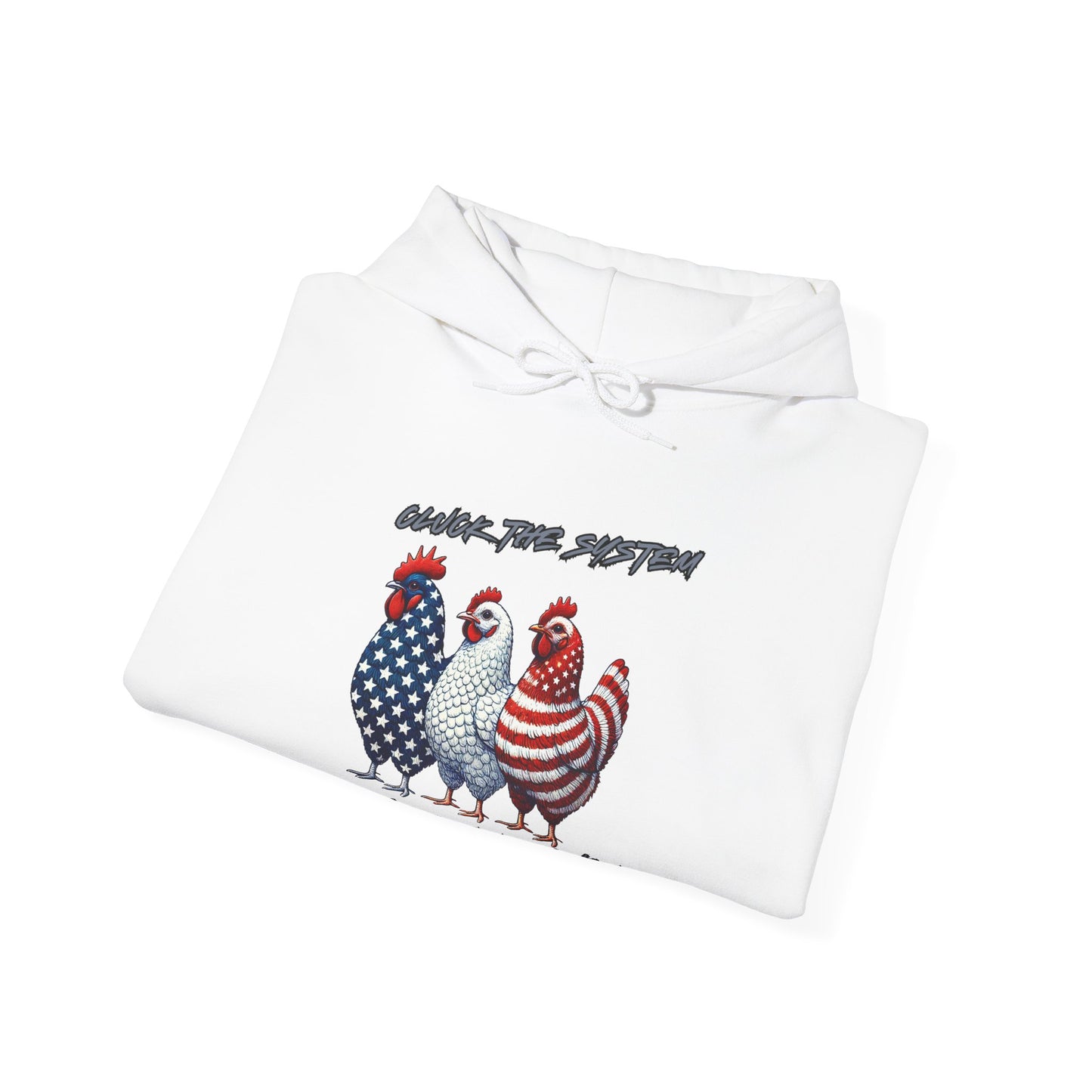 Cluck The System, Live Free Range! Hoodie