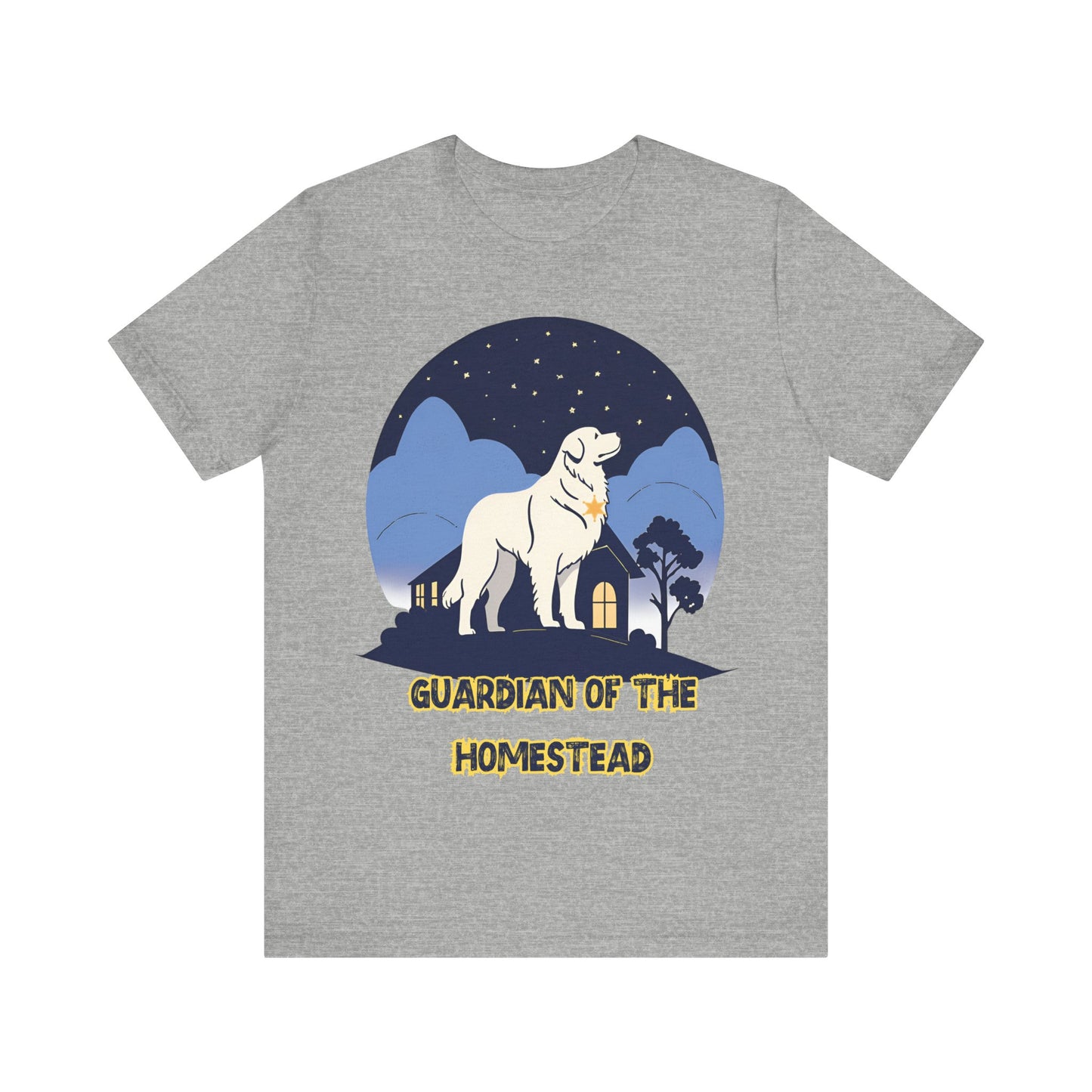 Guardian of the Homestead" Great Pyrenees T-Shirt