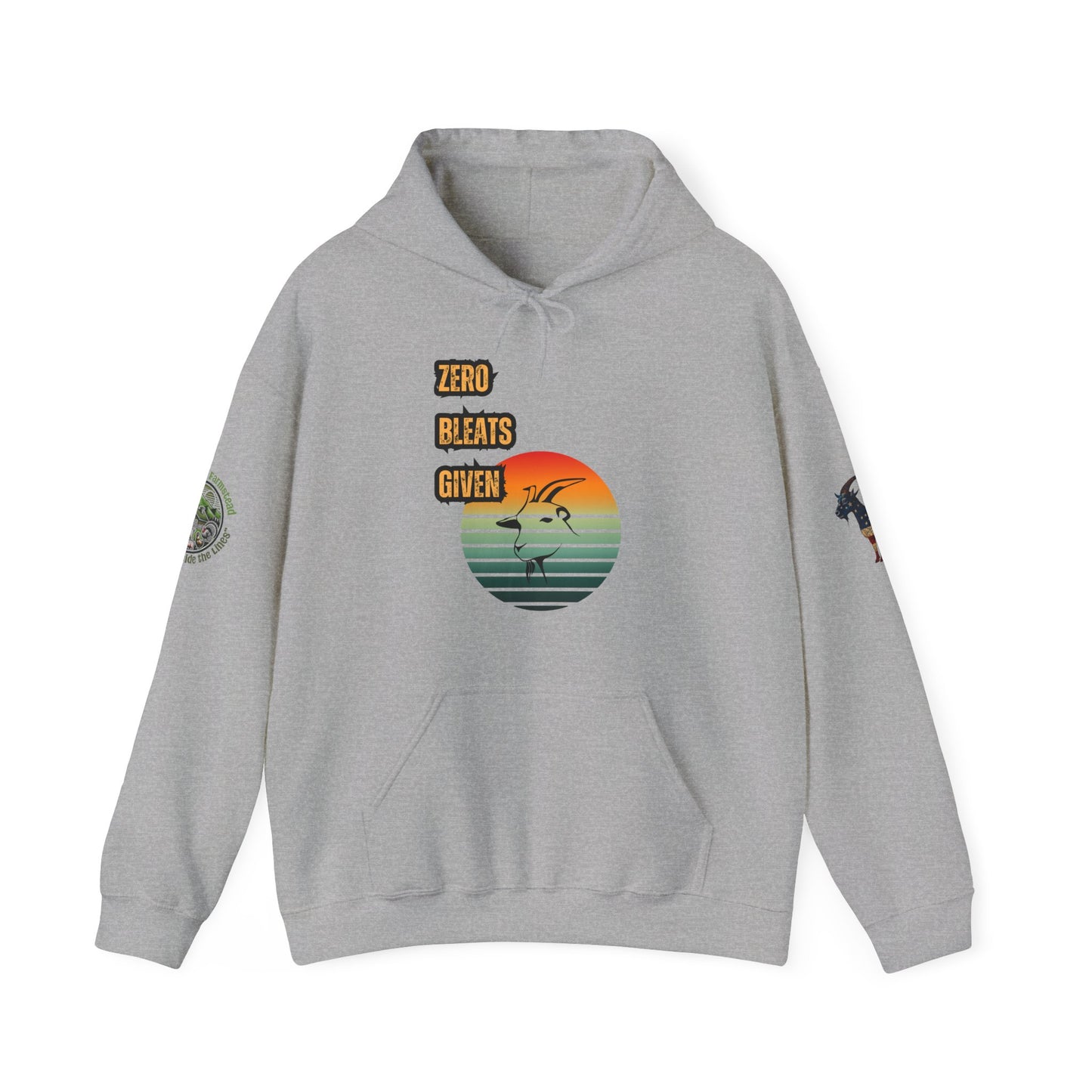 Funny No Bleats Given Goat Hoodie
