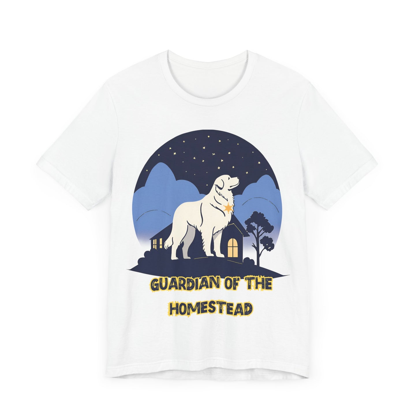 Guardian of the Homestead" Great Pyrenees T-Shirt