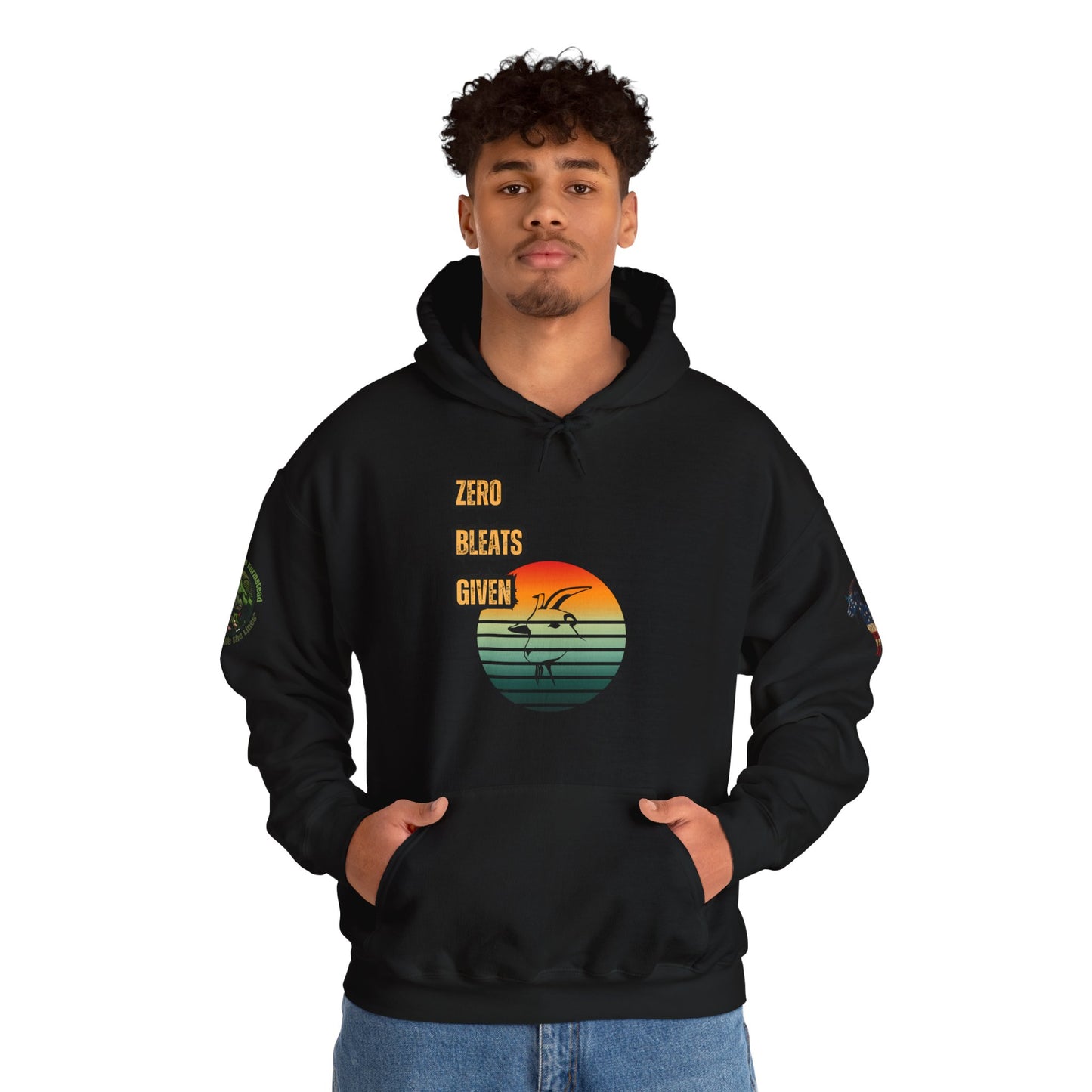 Funny No Bleats Given Goat Hoodie