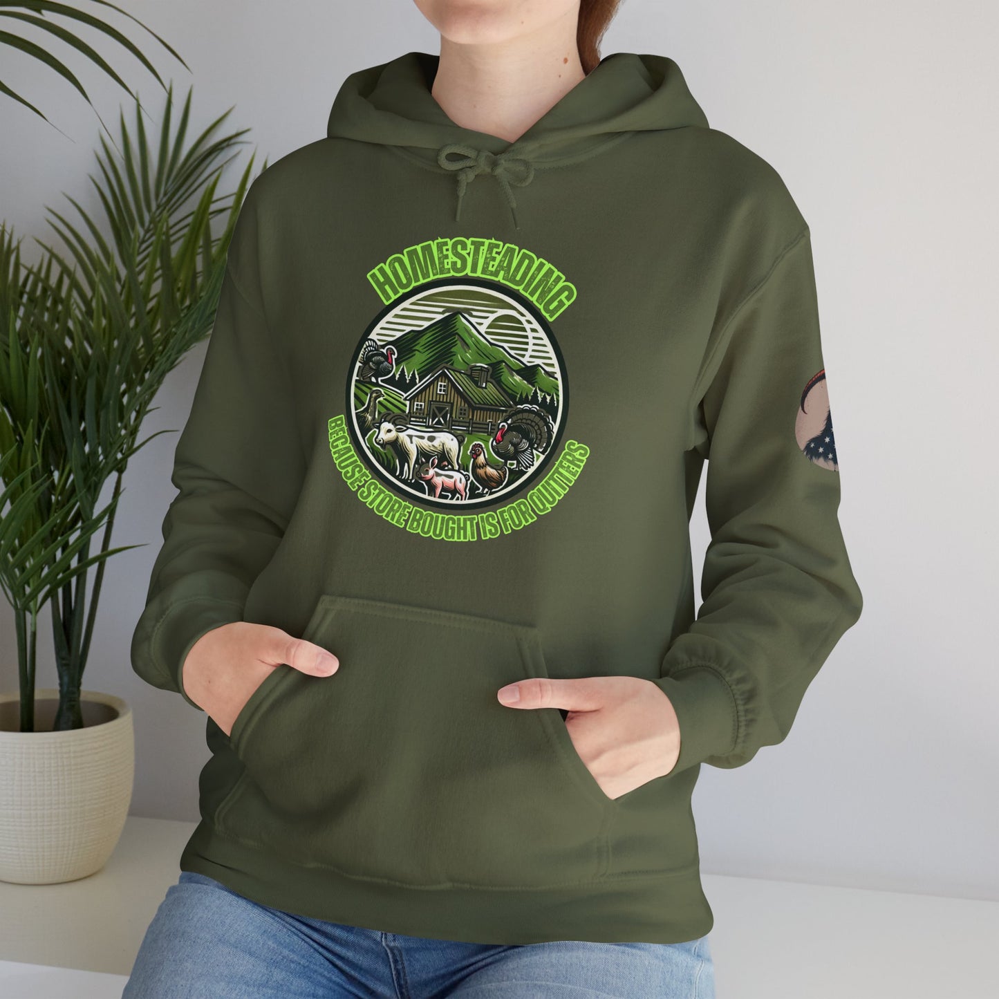 Homesteading, because store bought is For Quitters Hoodie