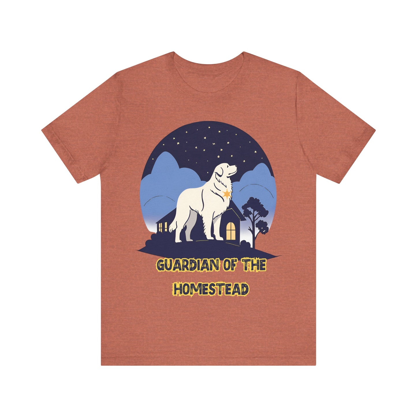 Guardian of the Homestead" Great Pyrenees T-Shirt