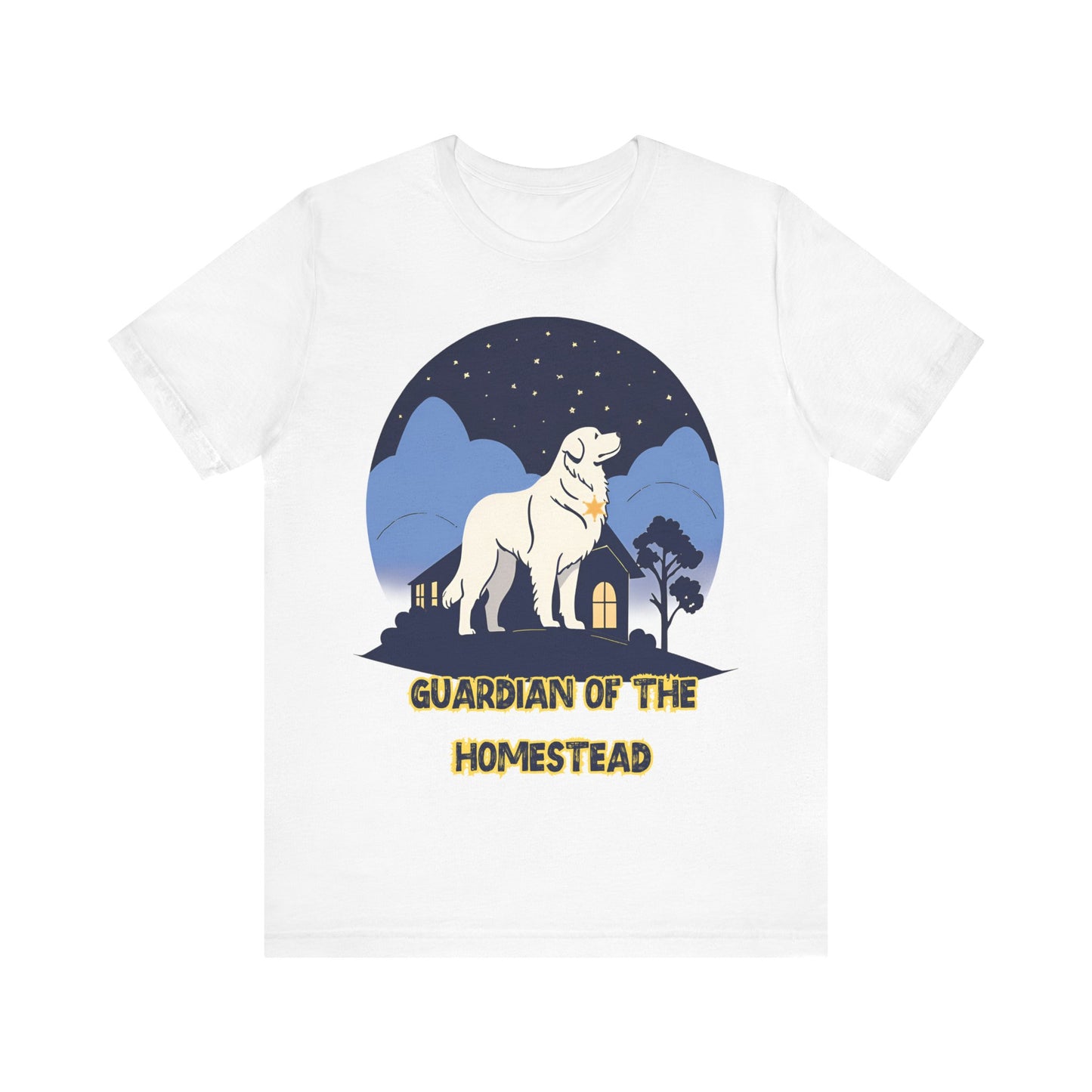 Guardian of the Homestead" Great Pyrenees T-Shirt