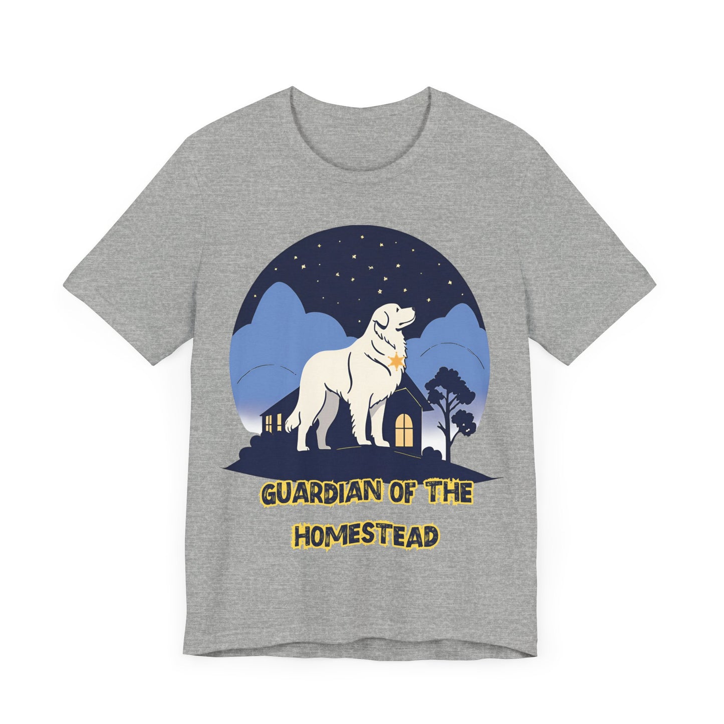 Guardian of the Homestead" Great Pyrenees T-Shirt