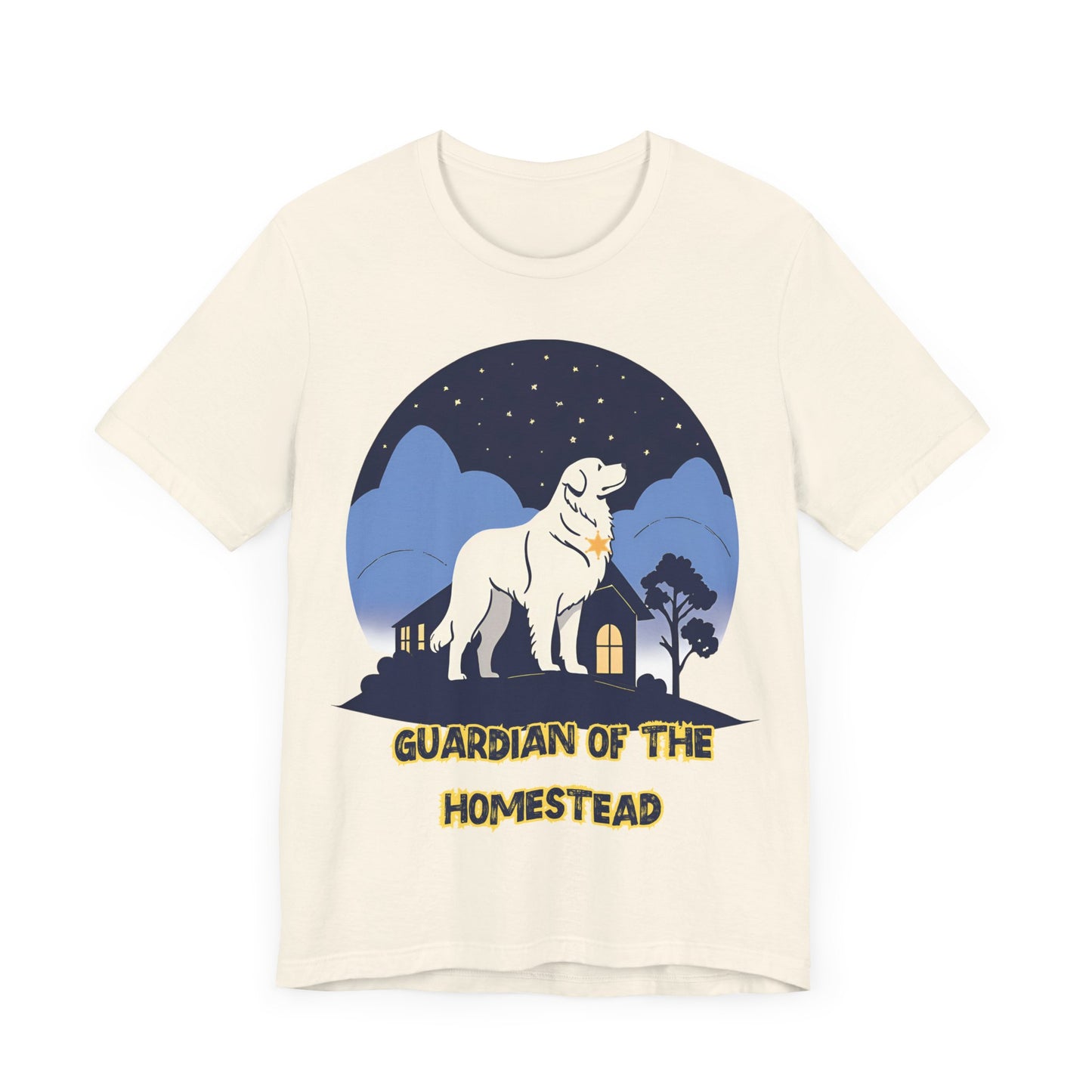Guardian of the Homestead" Great Pyrenees T-Shirt