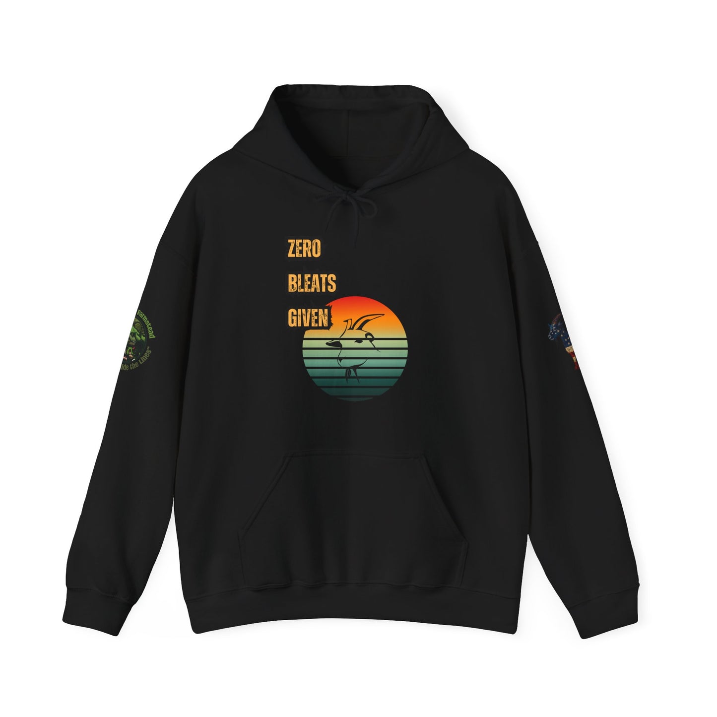 Funny No Bleats Given Goat Hoodie