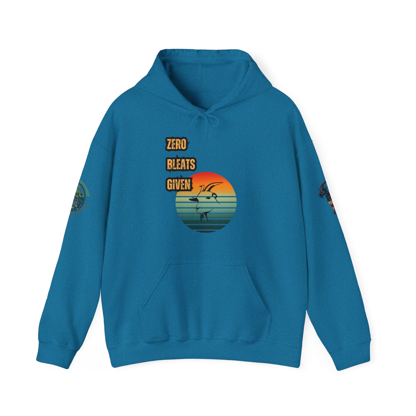 Funny No Bleats Given Goat Hoodie