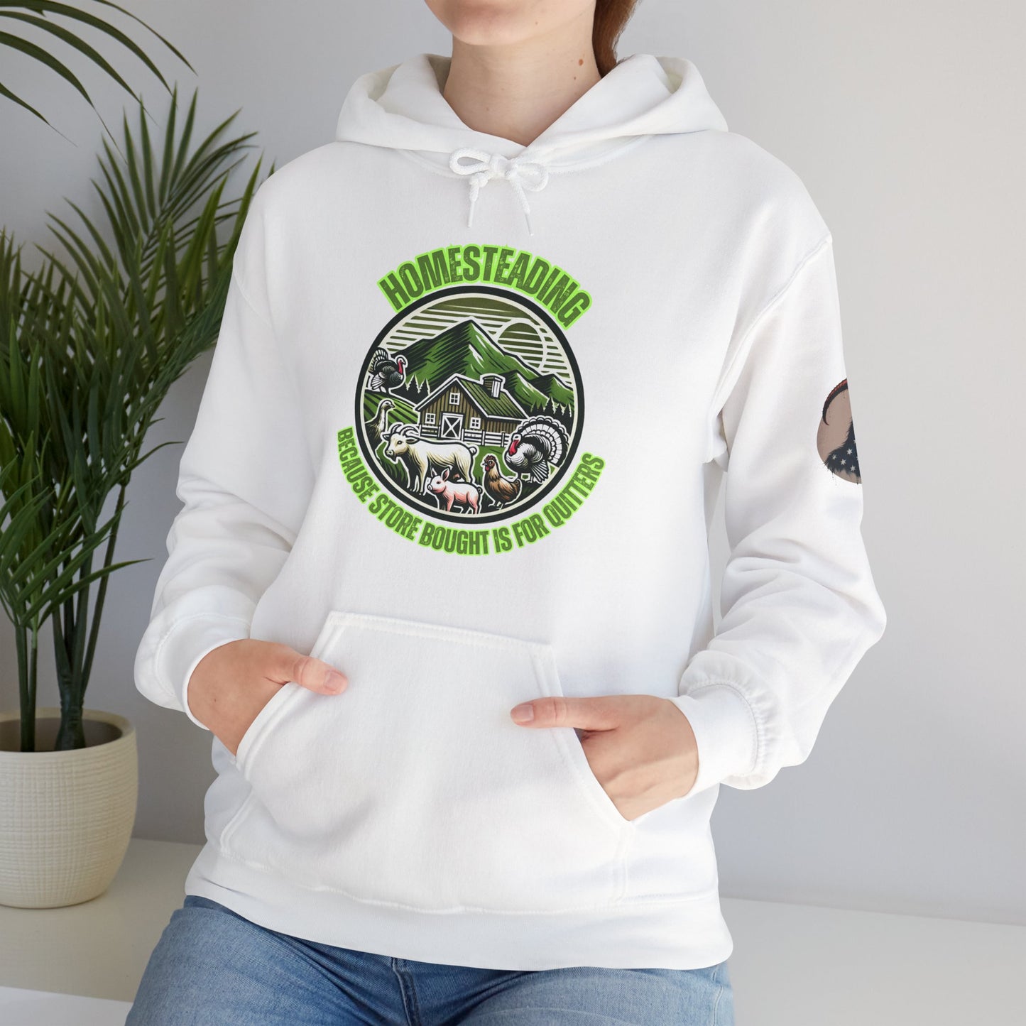 Homesteading, because store bought is For Quitters Hoodie