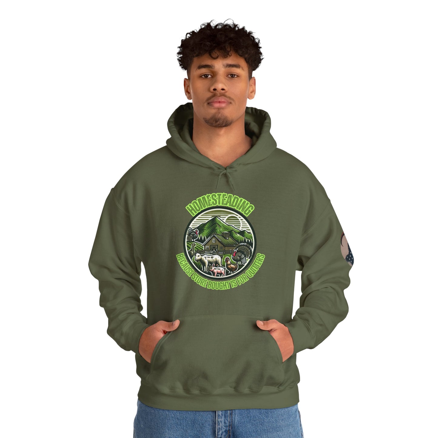 Homesteading, because store bought is For Quitters Hoodie