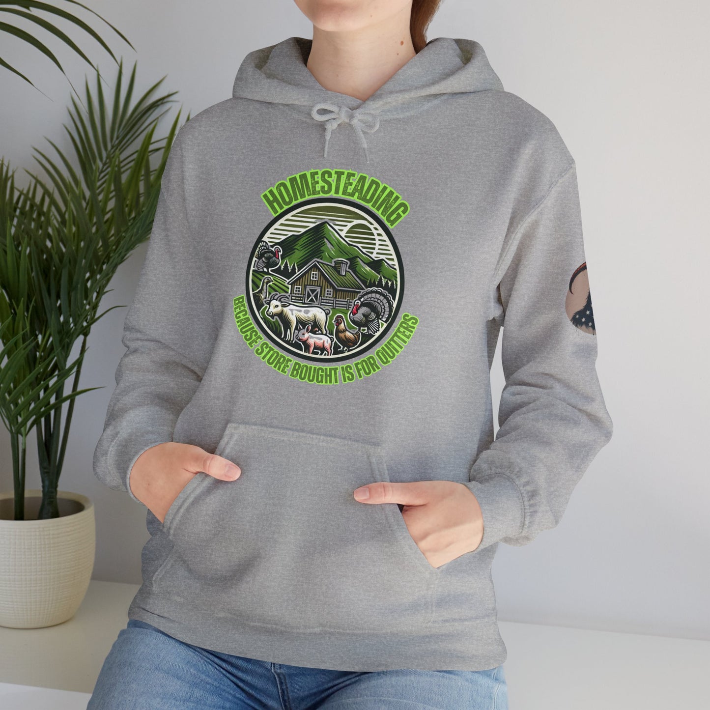 Homesteading, because store bought is For Quitters Hoodie