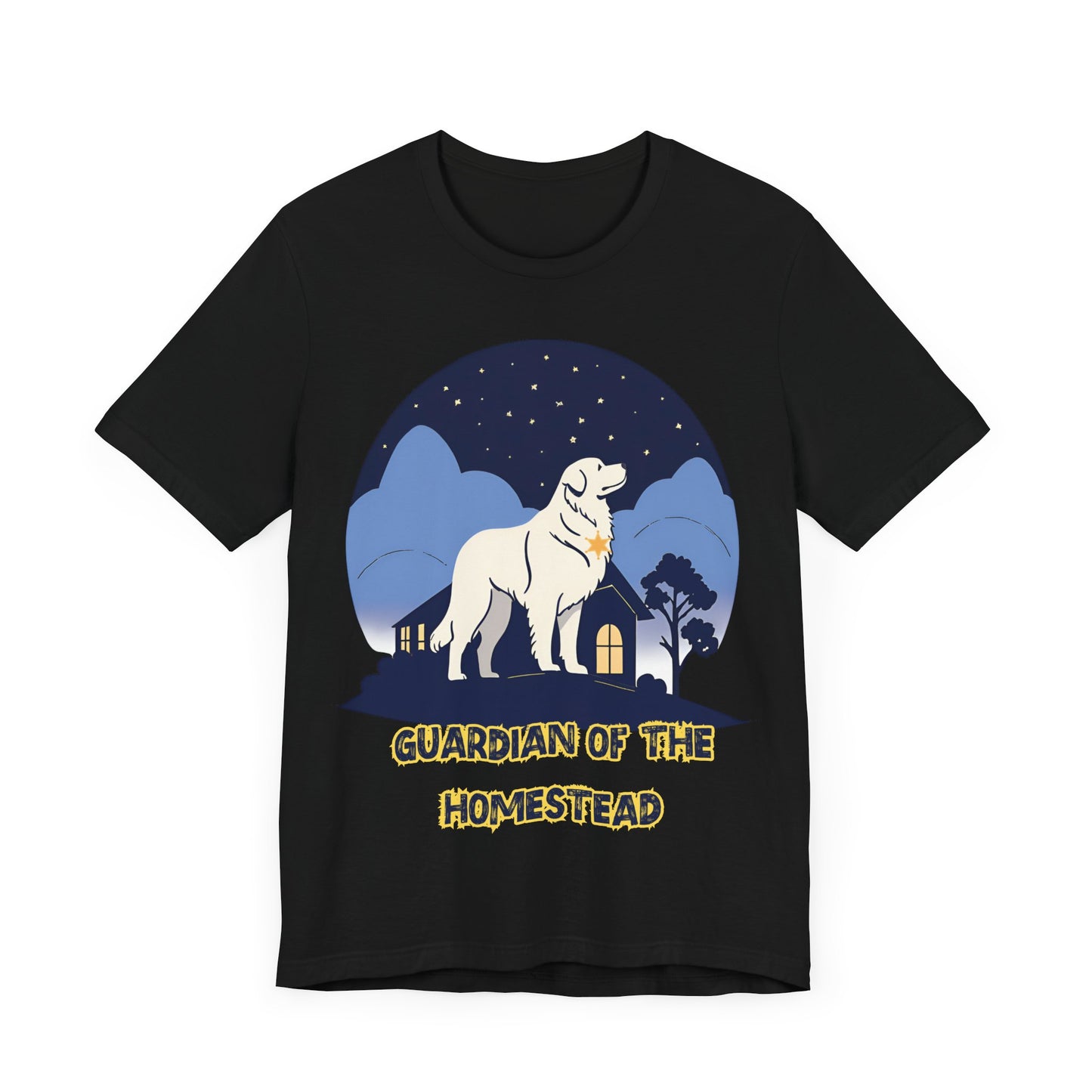 Guardian of the Homestead" Great Pyrenees T-Shirt