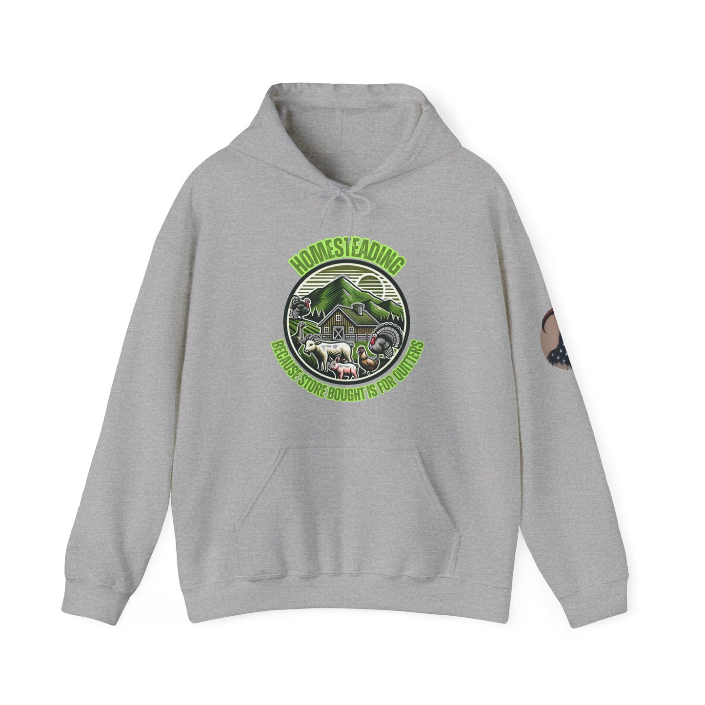Homesteading, because store bought is For Quitters Hoodie