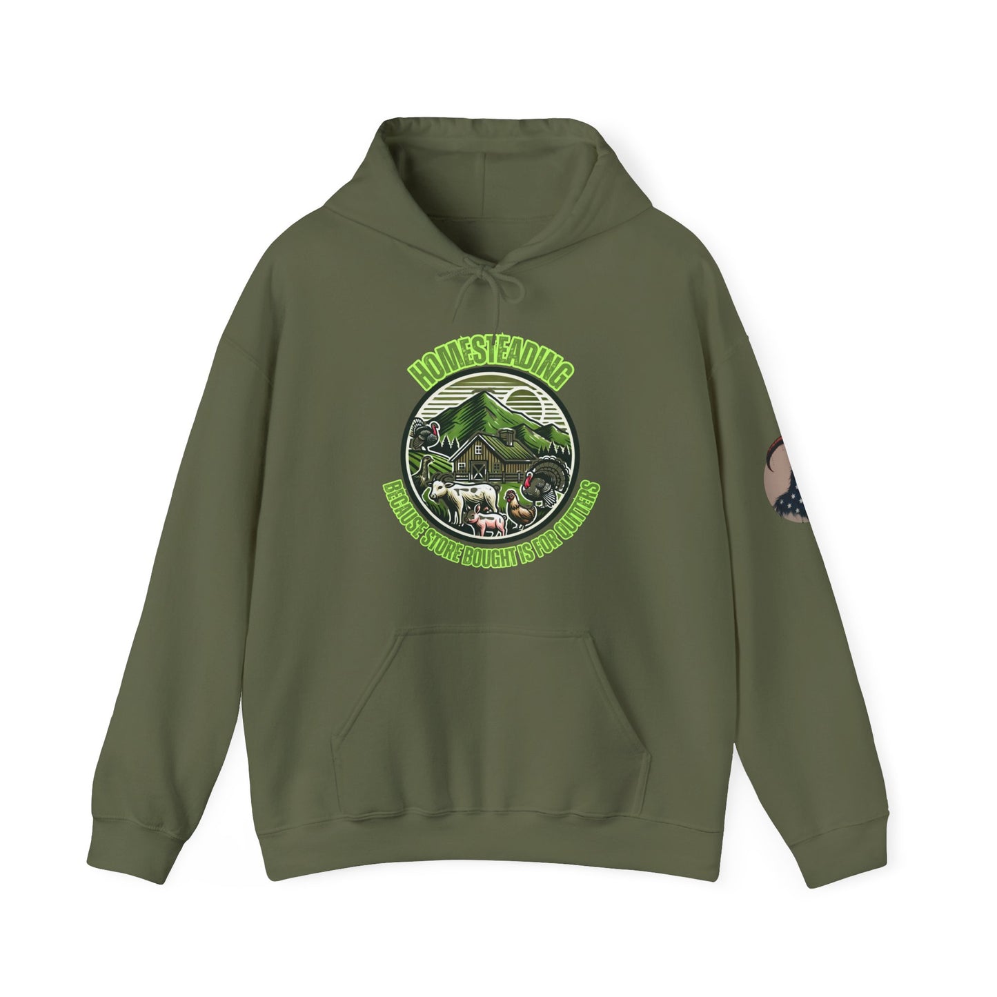 Homesteading, because store bought is For Quitters Hoodie