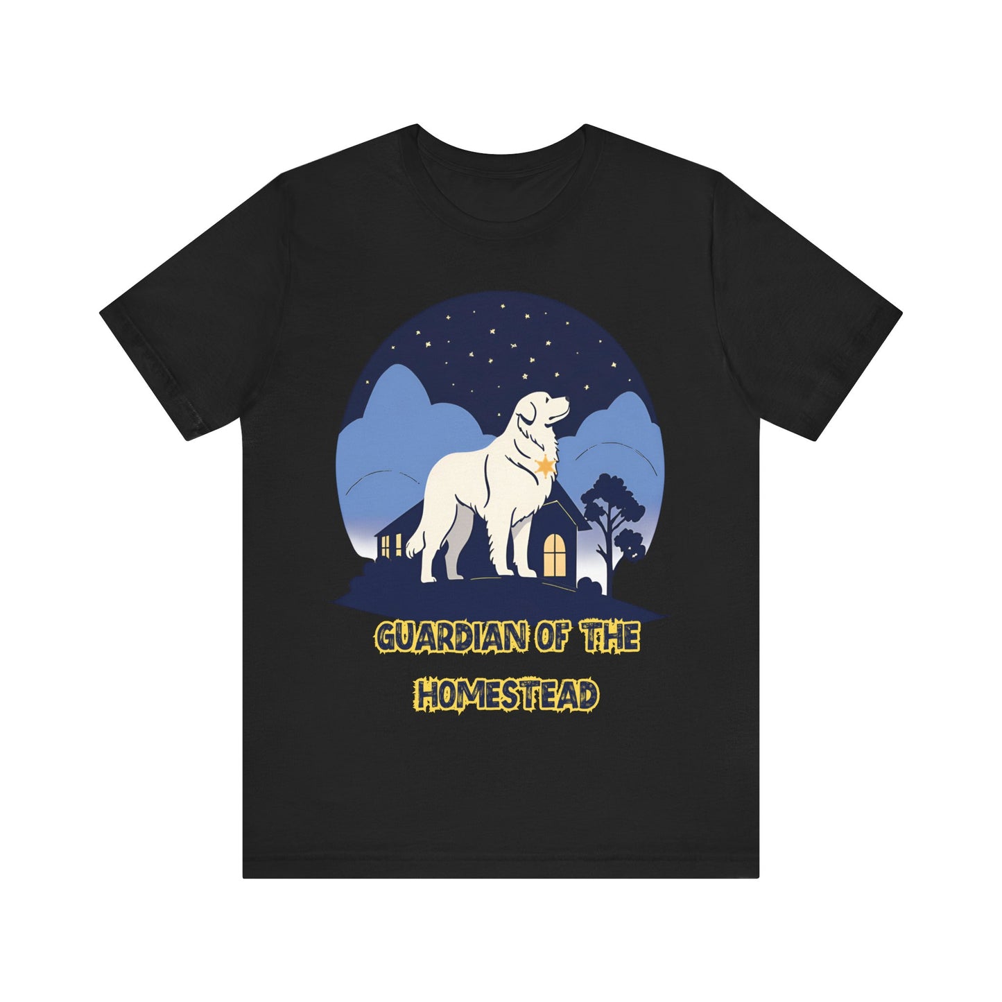 Guardian of the Homestead" Great Pyrenees T-Shirt