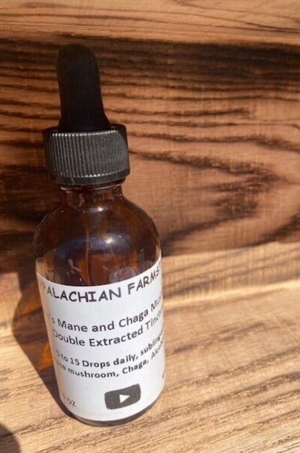 Lion’s Mane & Chaga Tincture – Cognitive & Immune Support