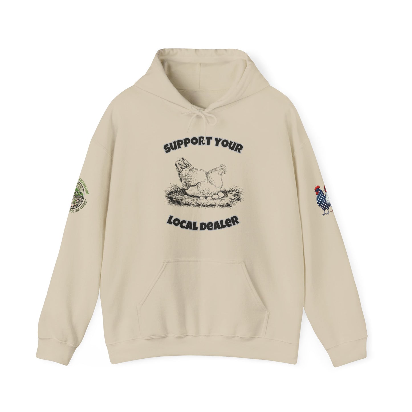 Your Local Dealer' farm humor design Beige