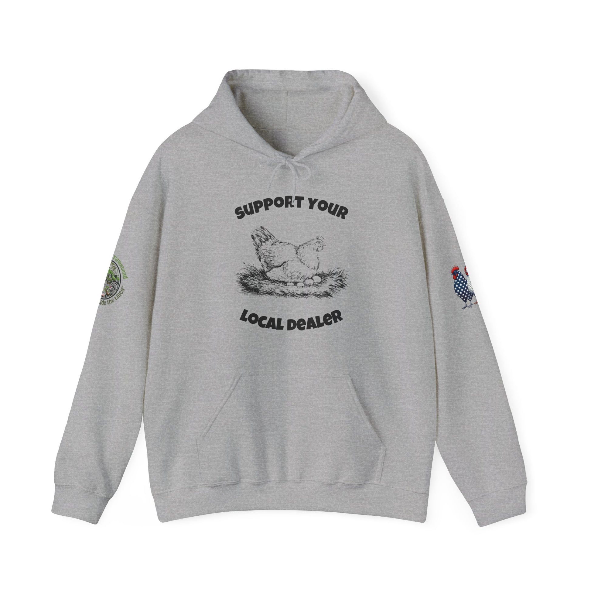 Your Local Dealer' farm humor design Gray